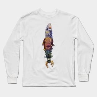 Sci-Fi Sardine Long Sleeve T-Shirt